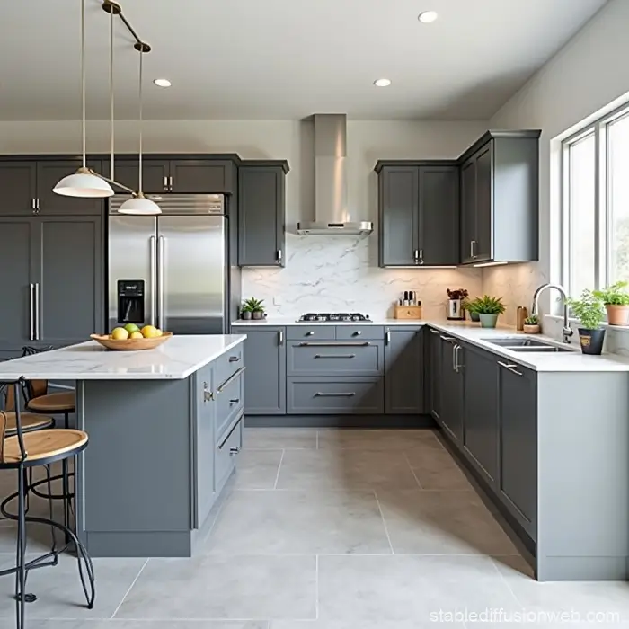 Grey Kitchen Renovation