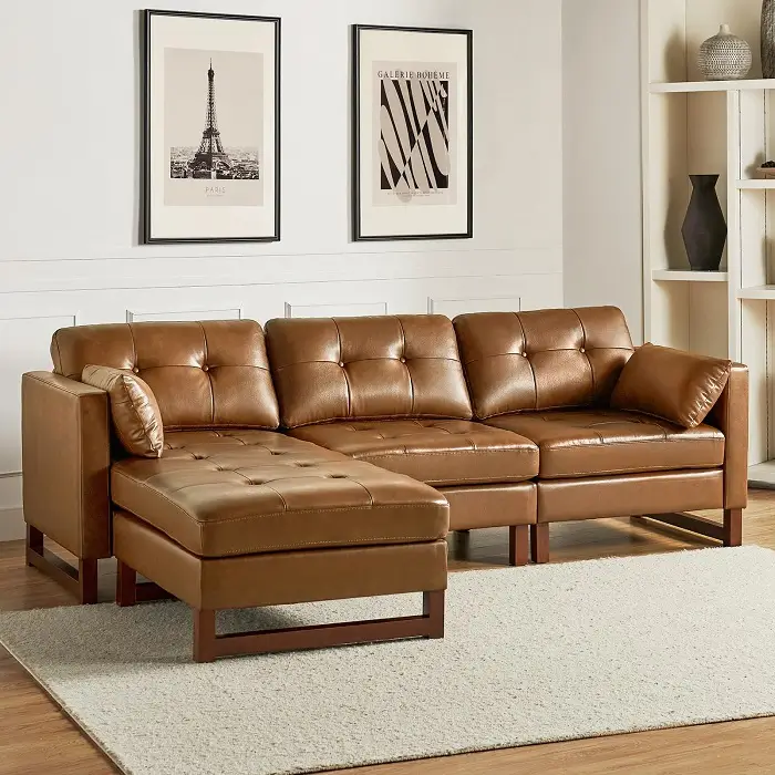 Custom Leather Sofa