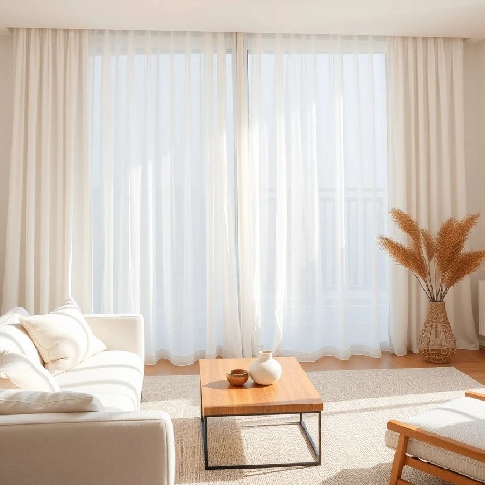 Sheer Curtains for Living Room