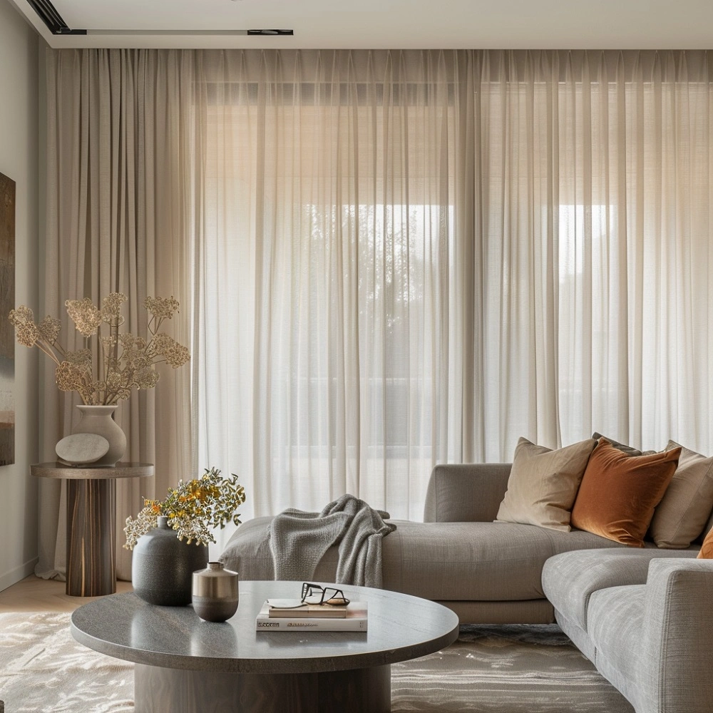 Sheer Curtains for Living Room