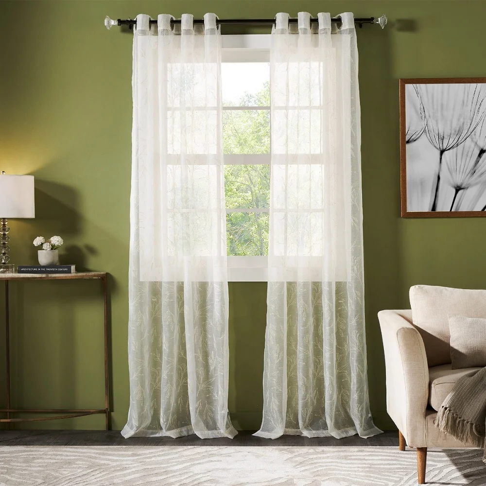 White Sheer Curtains