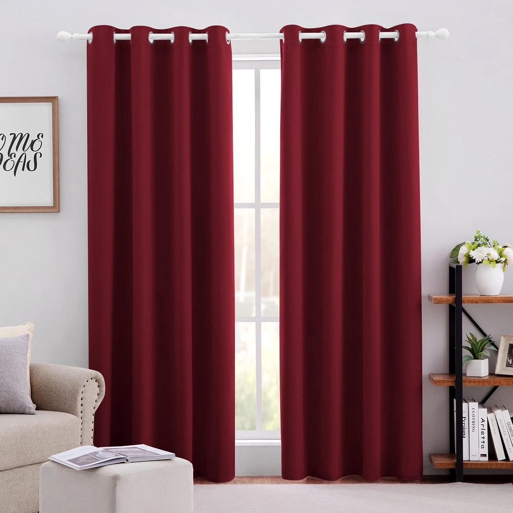 Burgundy Blackout Curtains