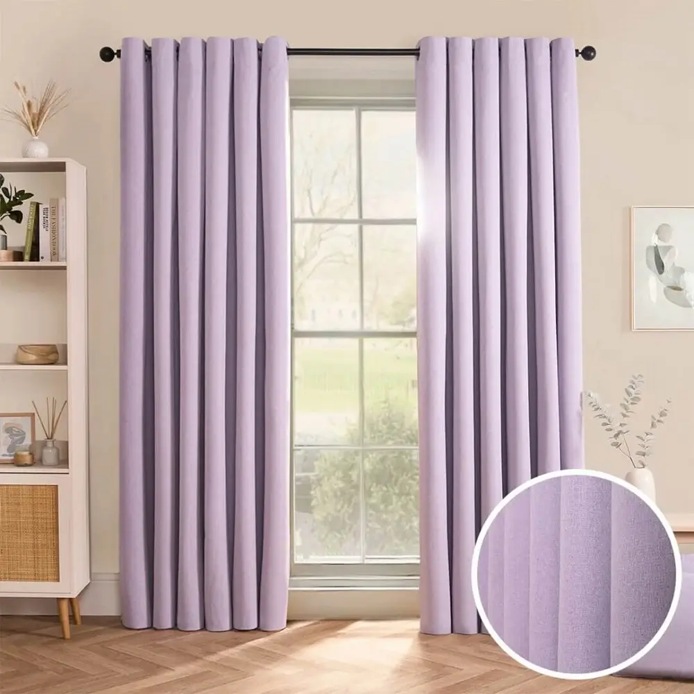 Lavender Blackout Curtains