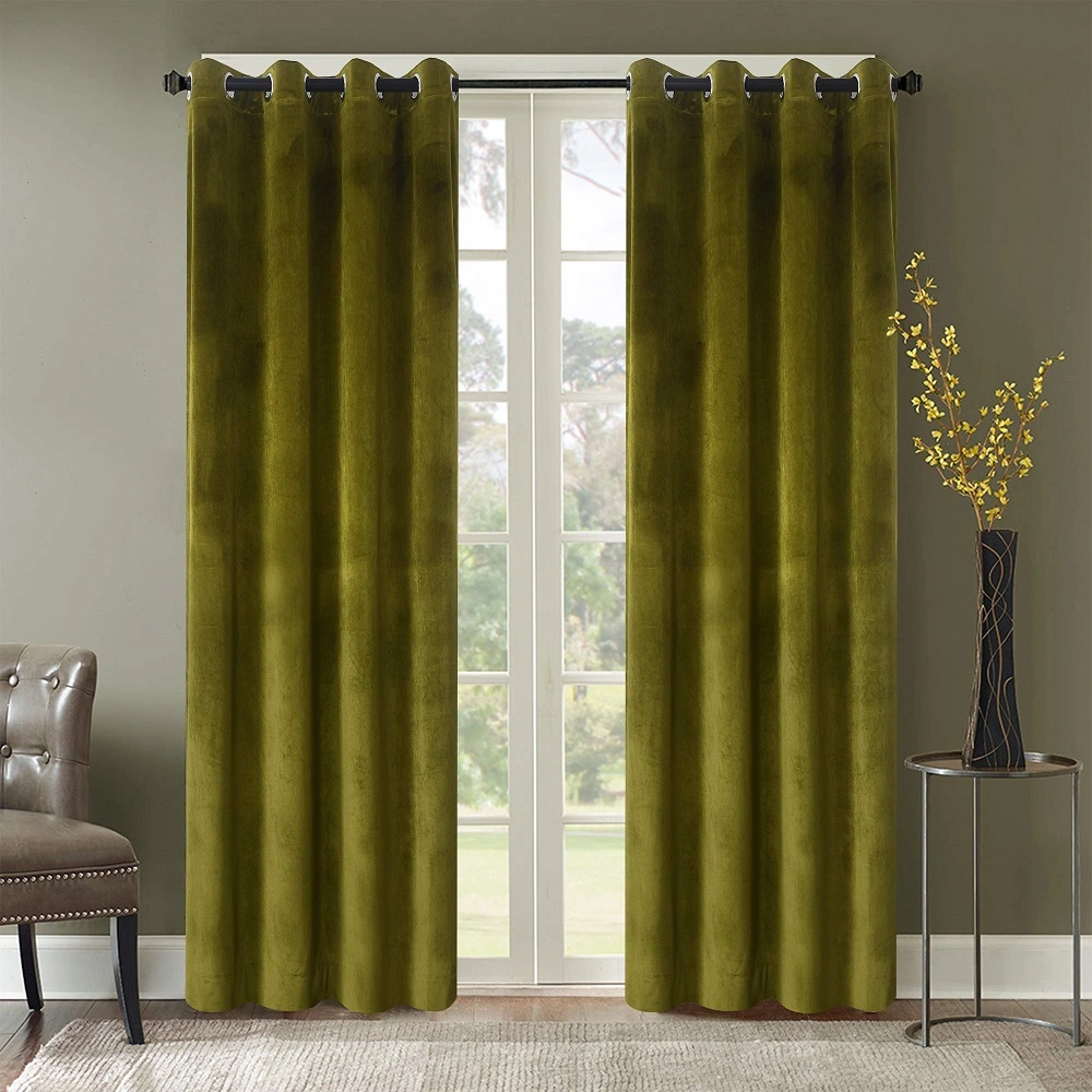 Olive Green Blackout Curtains