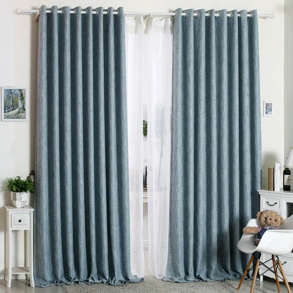 Textured Blackout Curtains