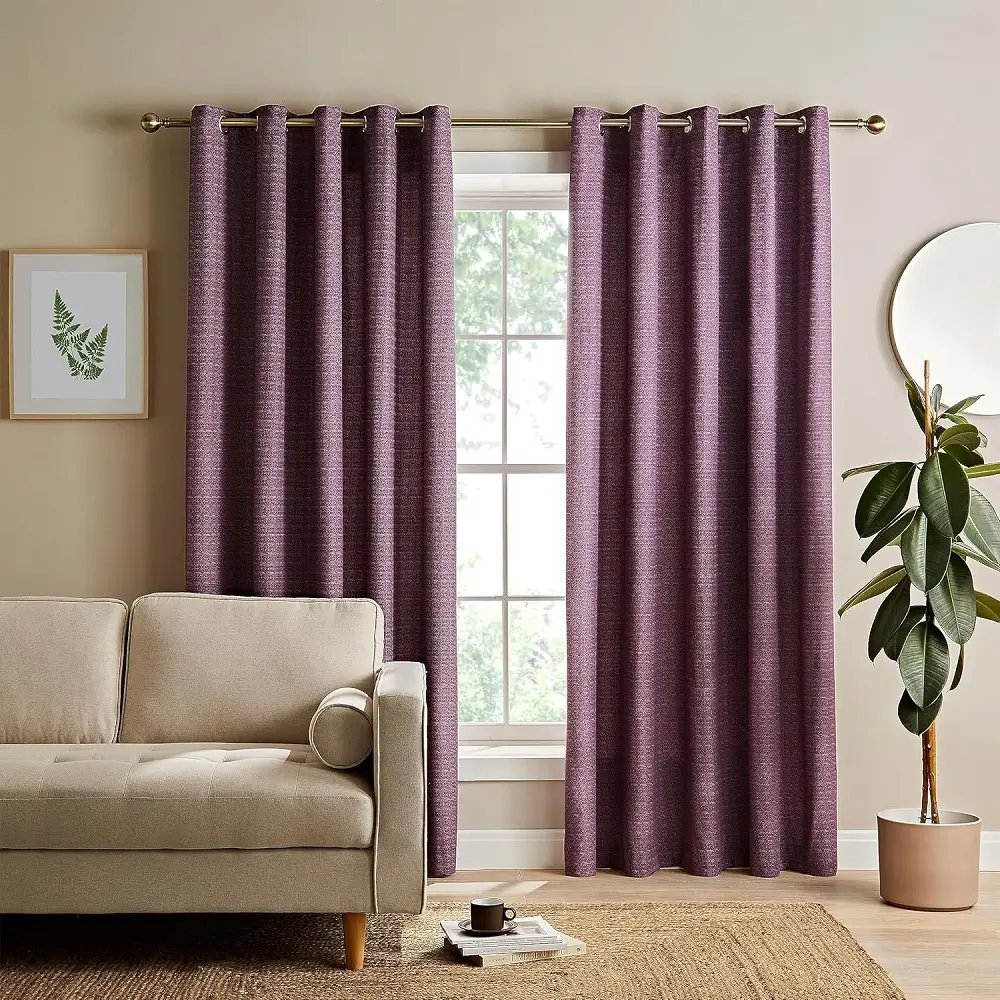 Textured Blackout Curtains