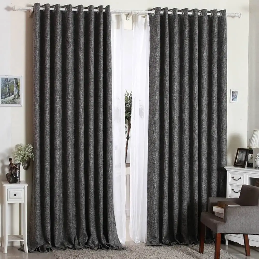 Textured Blackout Curtains