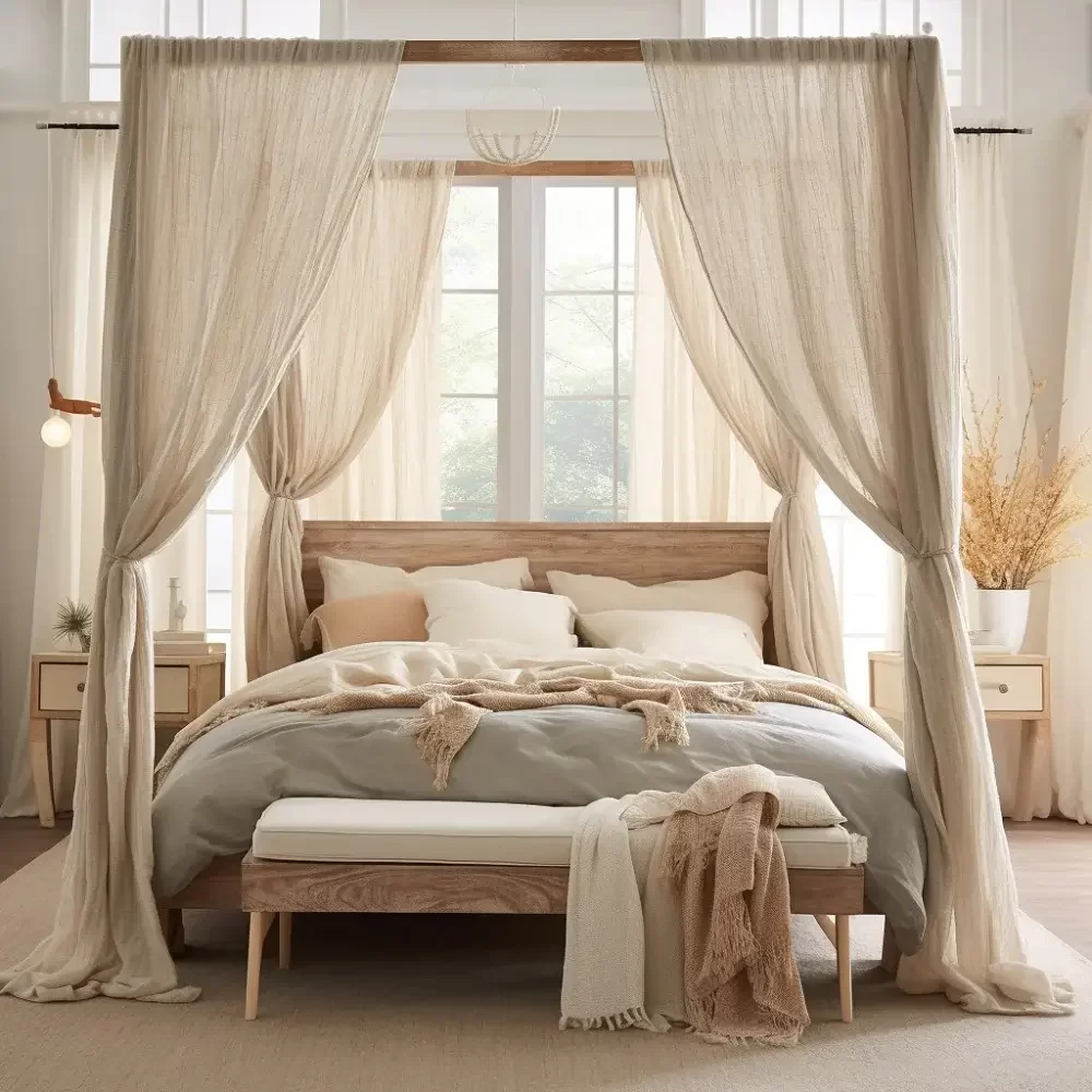 Bed With Curtains