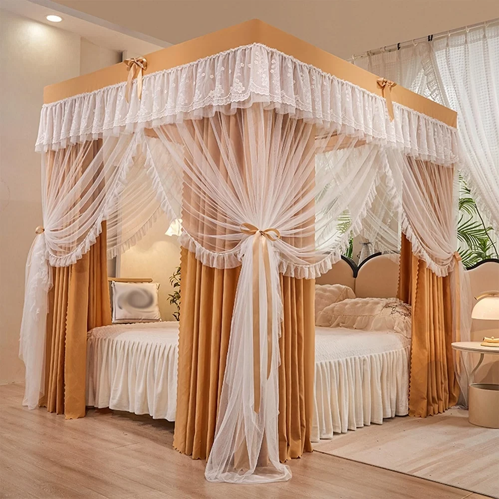 Bed With Curtains