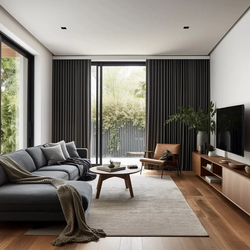 Blackout curtains for living room