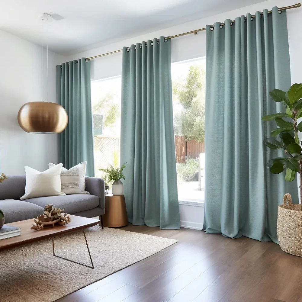 Blackout curtains for living room