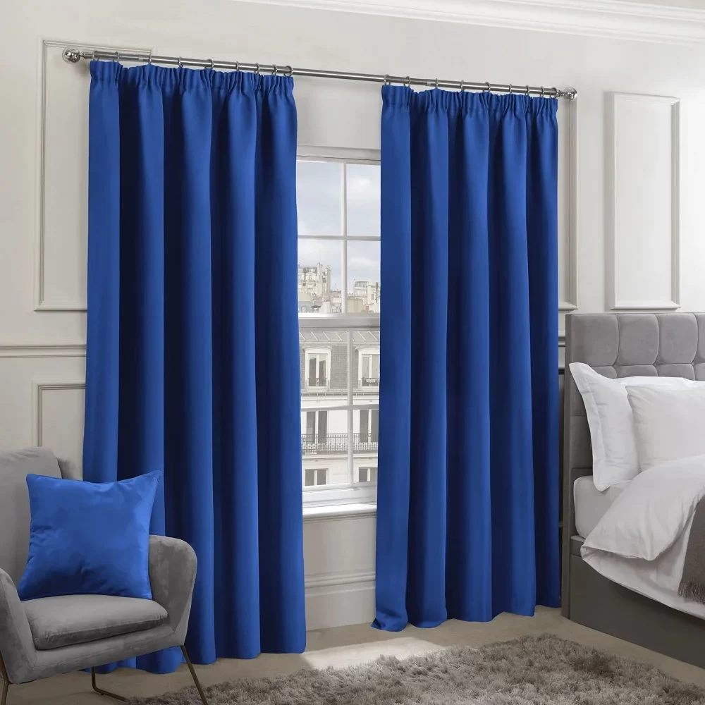Blue Blackout Curtains