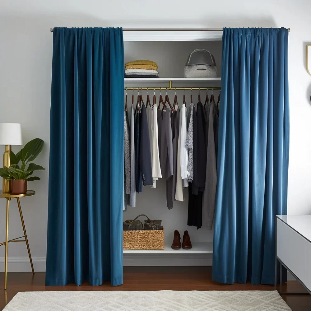 Blue Blackout Curtains