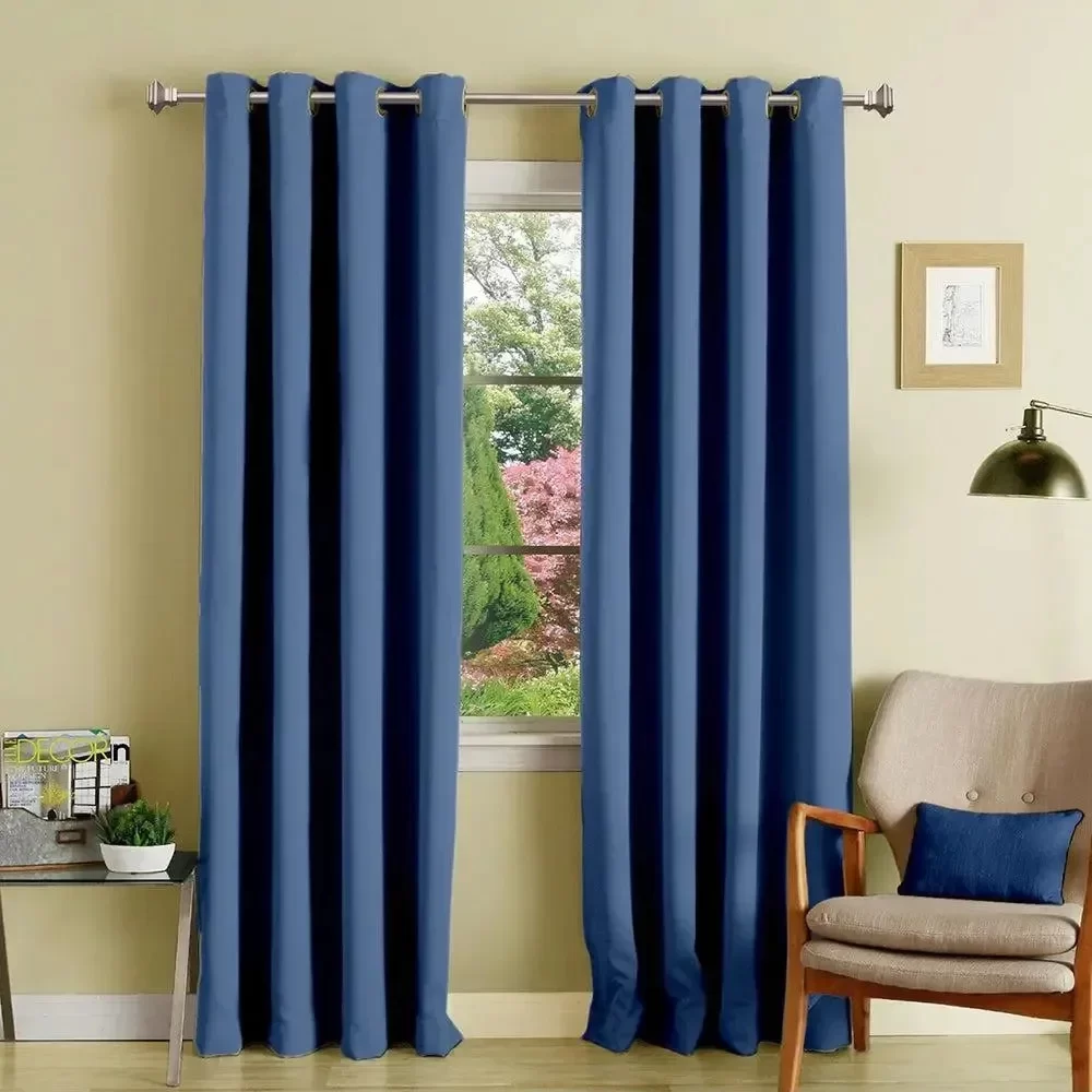 Blue Blackout Curtains