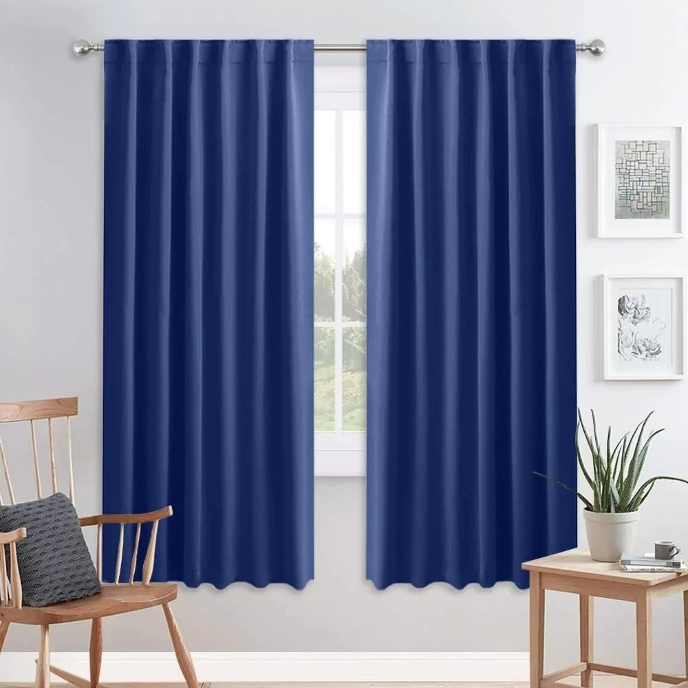 Blue Blackout Curtains