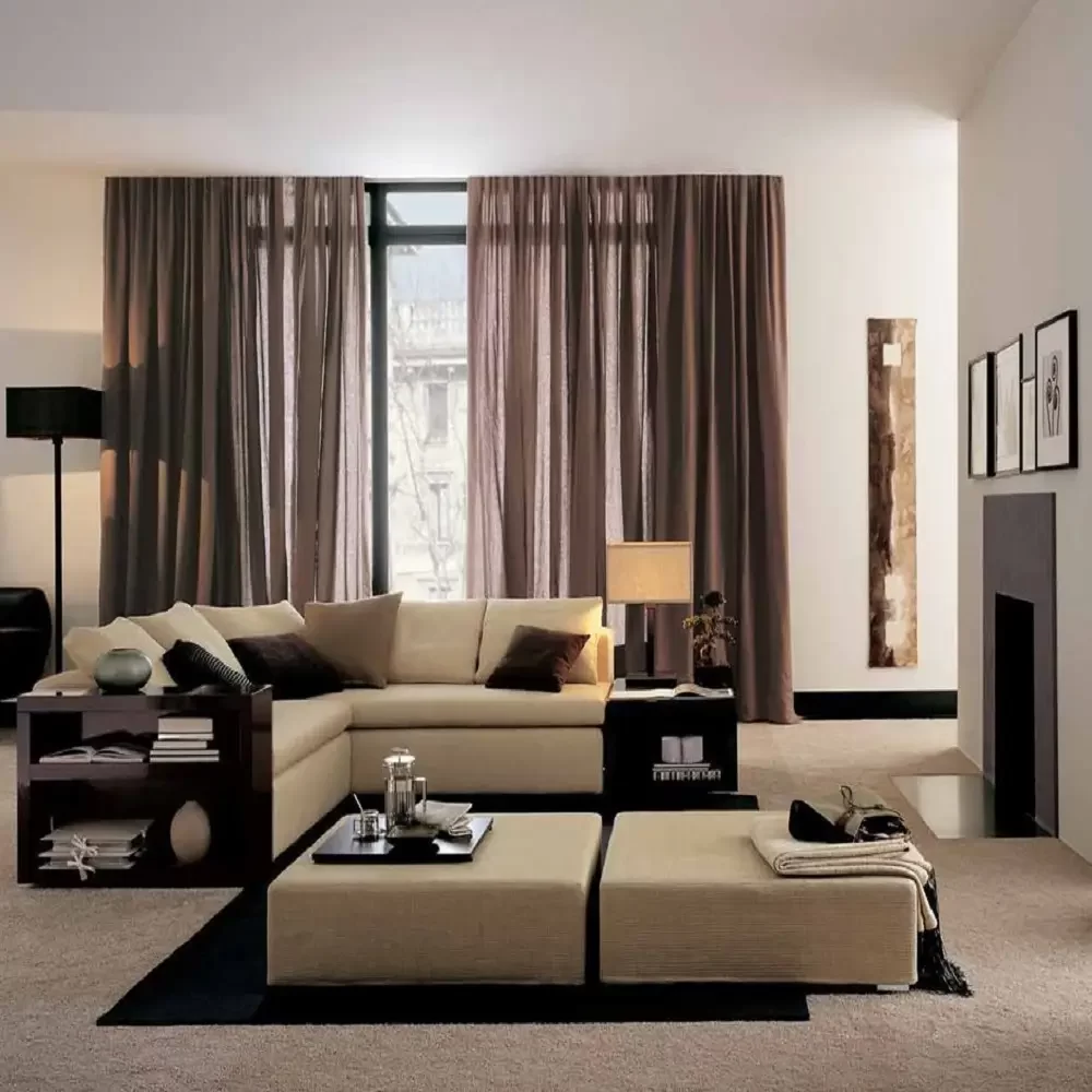 Brown Curtains