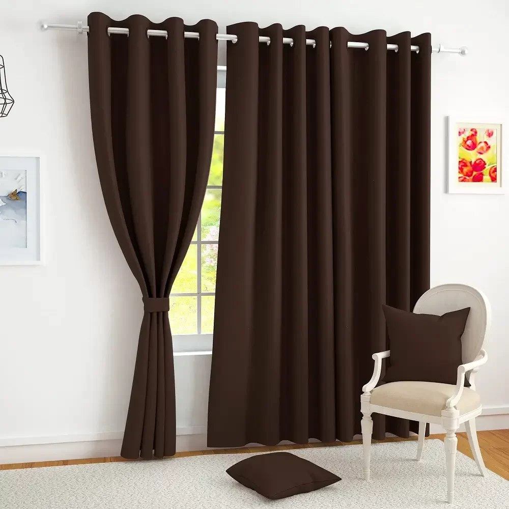 Brown Curtains