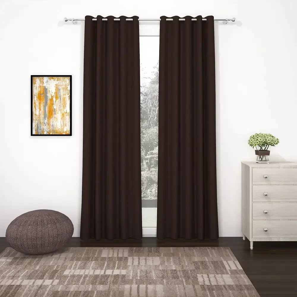 Brown Curtains