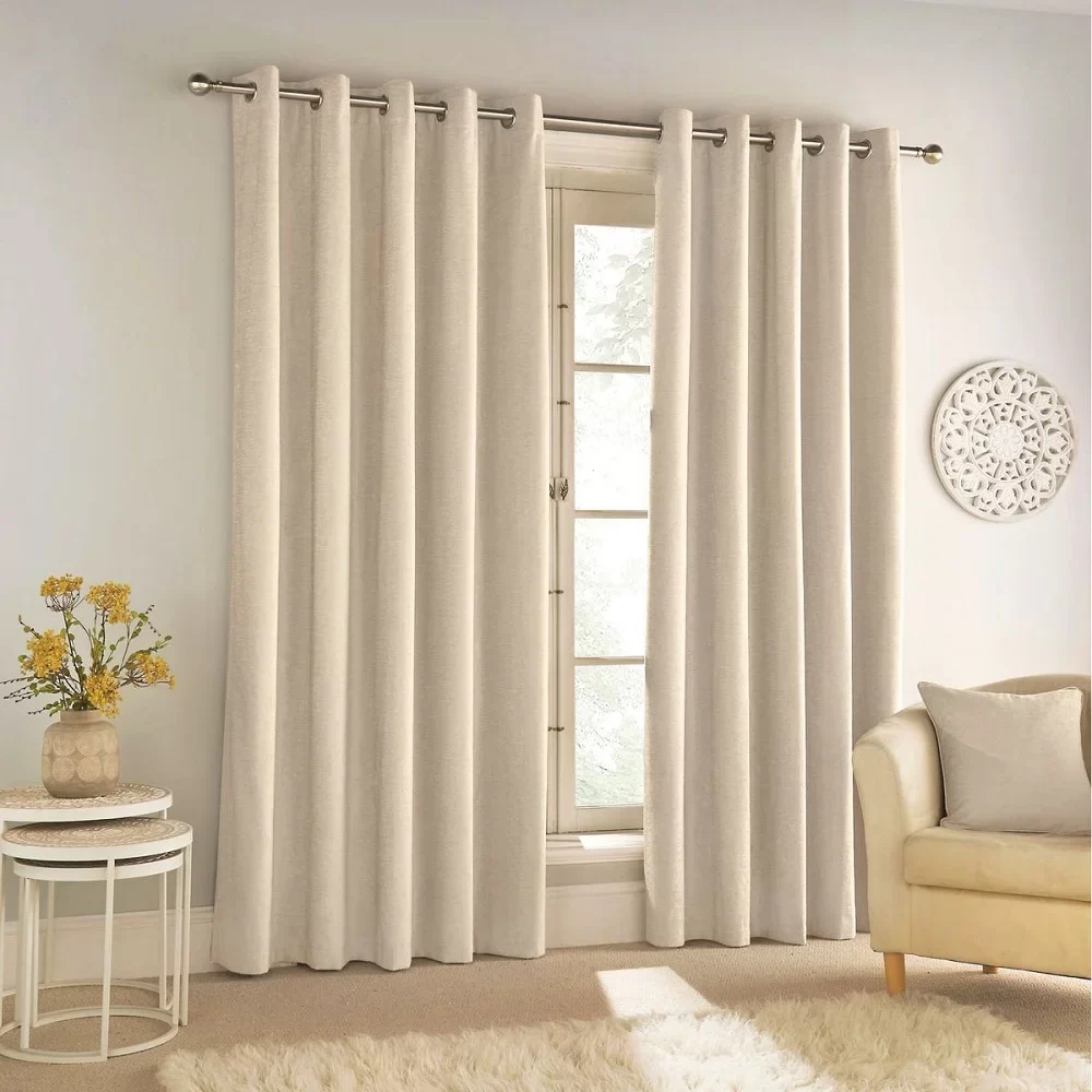 Cream Blackout Curtains