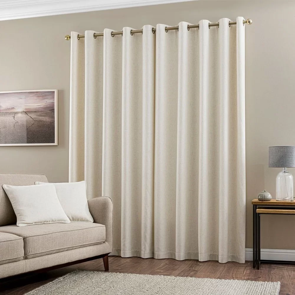 Cream Blackout Curtains