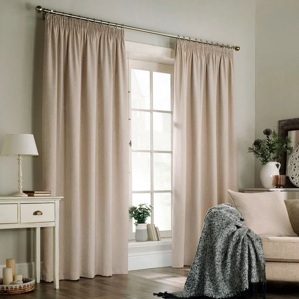 Cream Blackout Curtains
