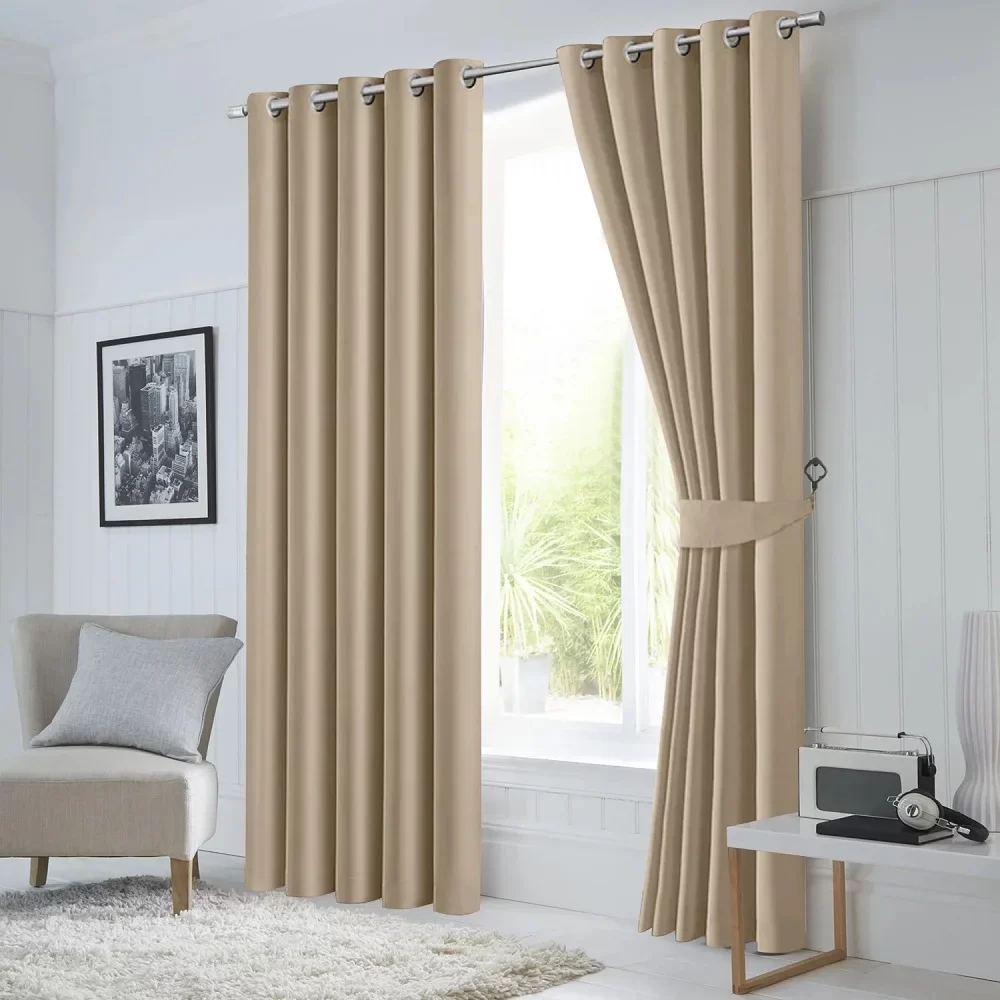 Cream Blackout Curtains