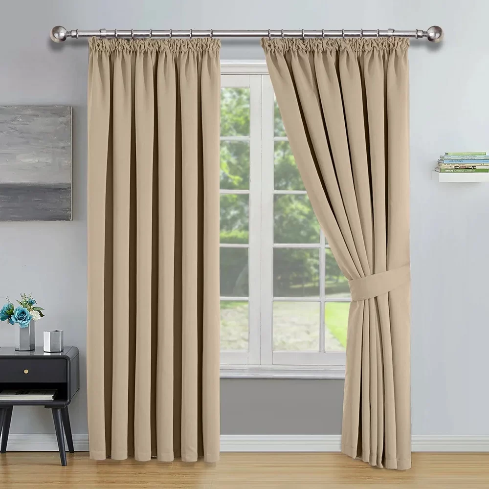 Cream Blackout Curtains