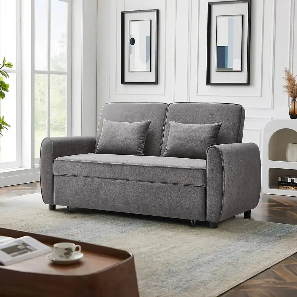 Custom 2 Seater Sofa Grey Colour (1)