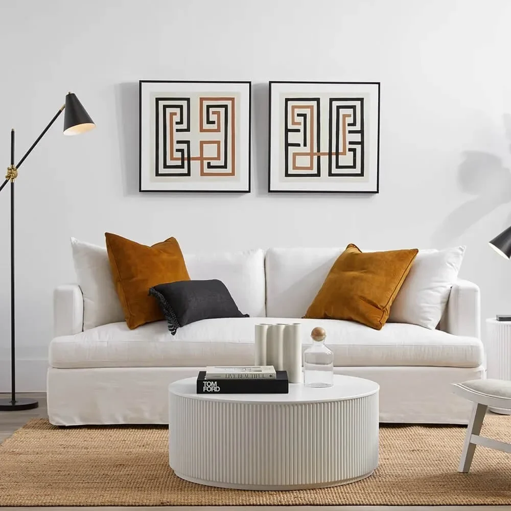 Custom Curved Couch