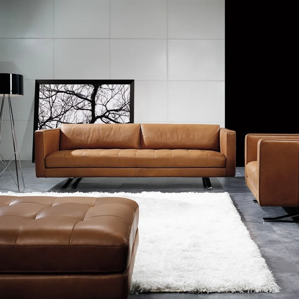 Custom Leather Couch S5 Custom Leather Couch