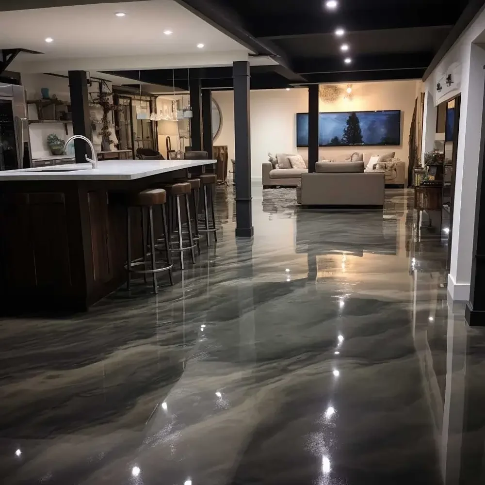 Epoxy Basement Flooring S7