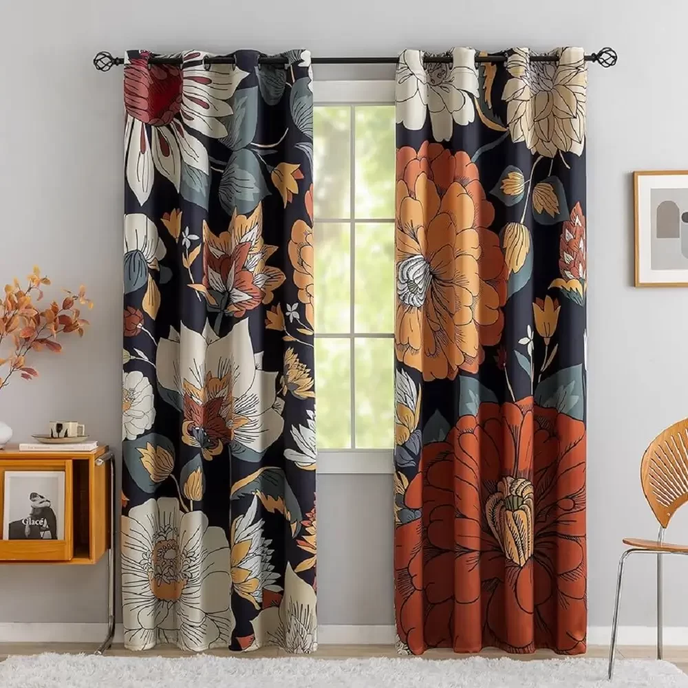 Floral Curtains