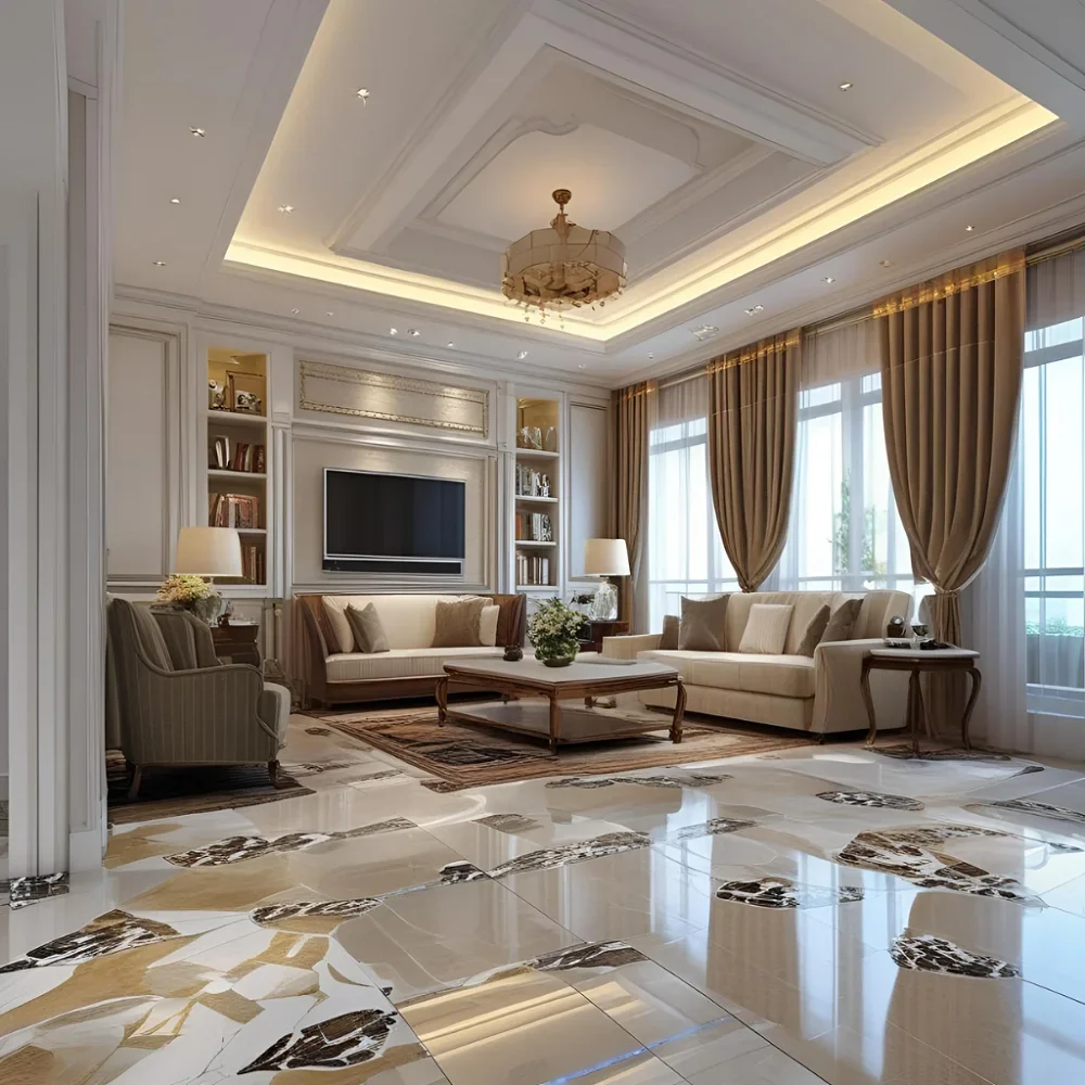 For residential self-leveling