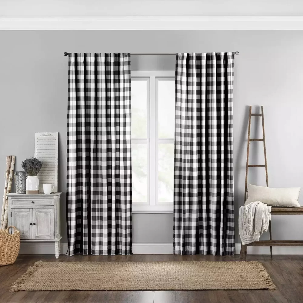 Gingham Blackout Curtains
