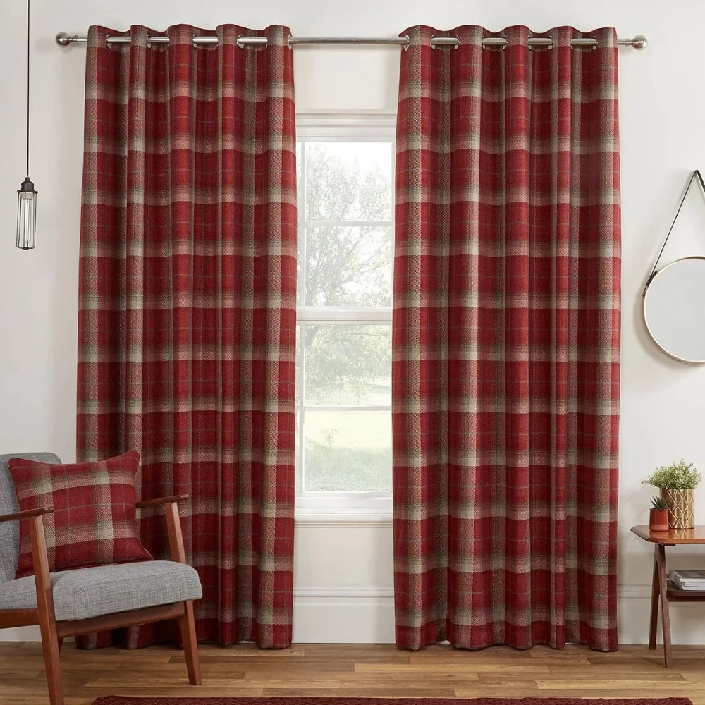 Gingham Blackout Curtains