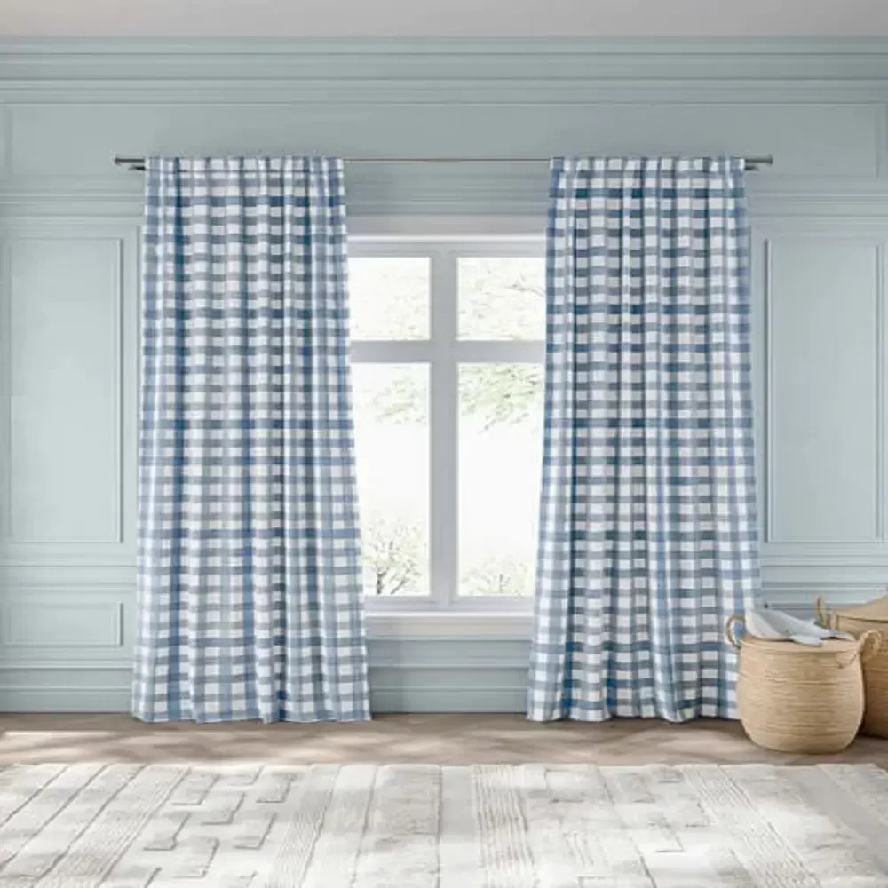 Gingham Blackout Curtains