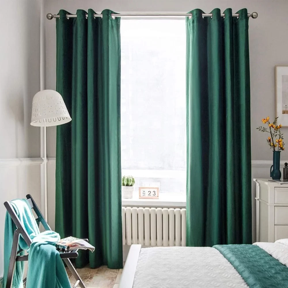 Green Blackout Curtains