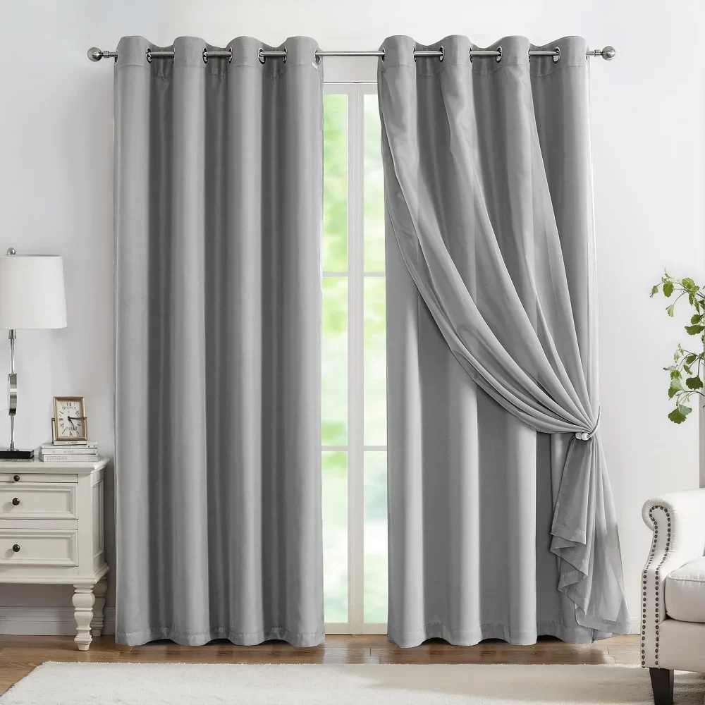 Grey Blackout Curtains