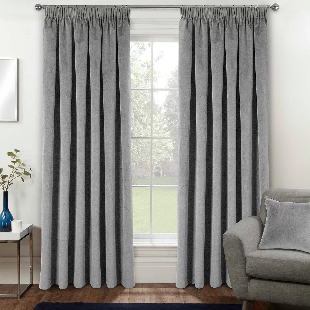 Grey Blackout Curtains