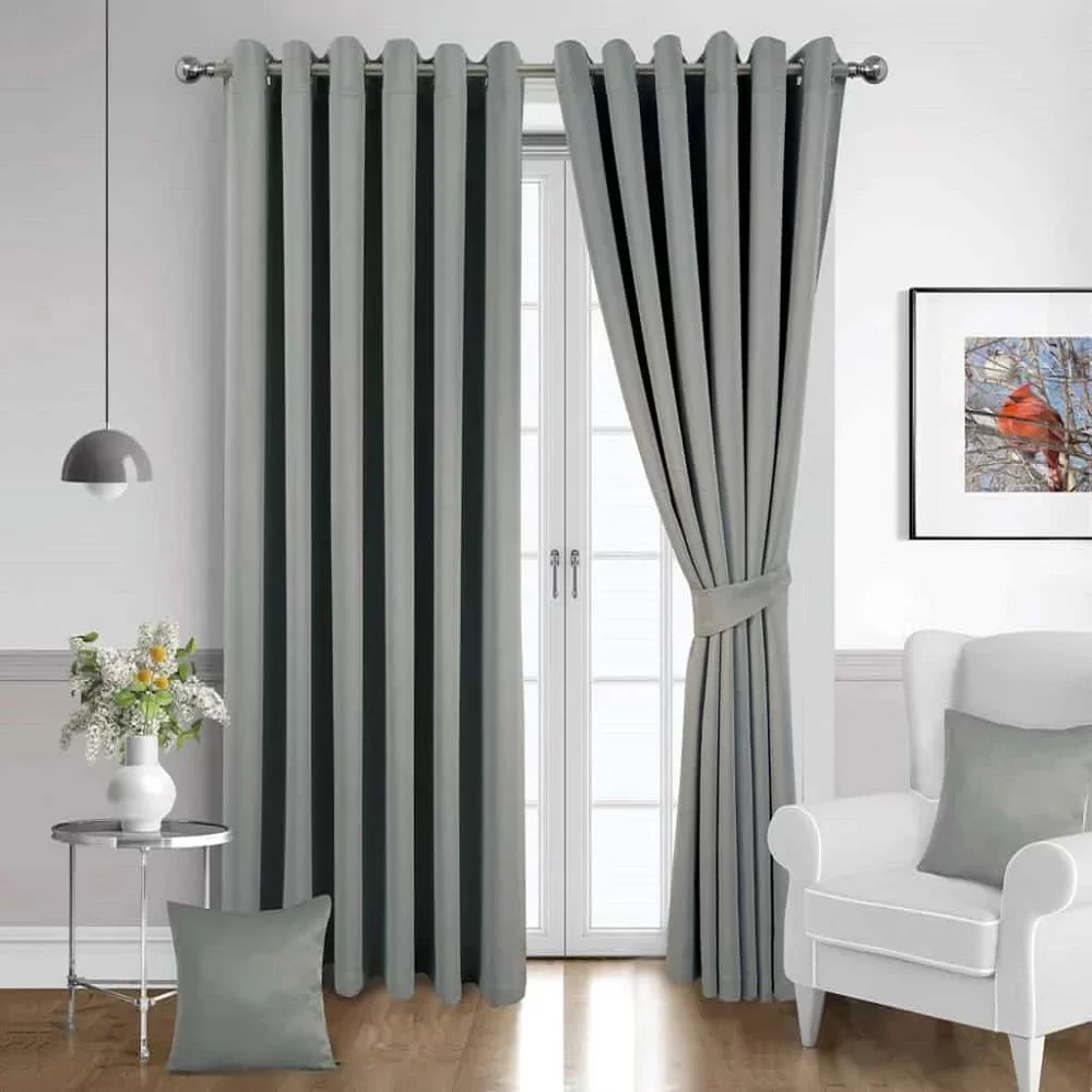 Grey Blackout Curtains