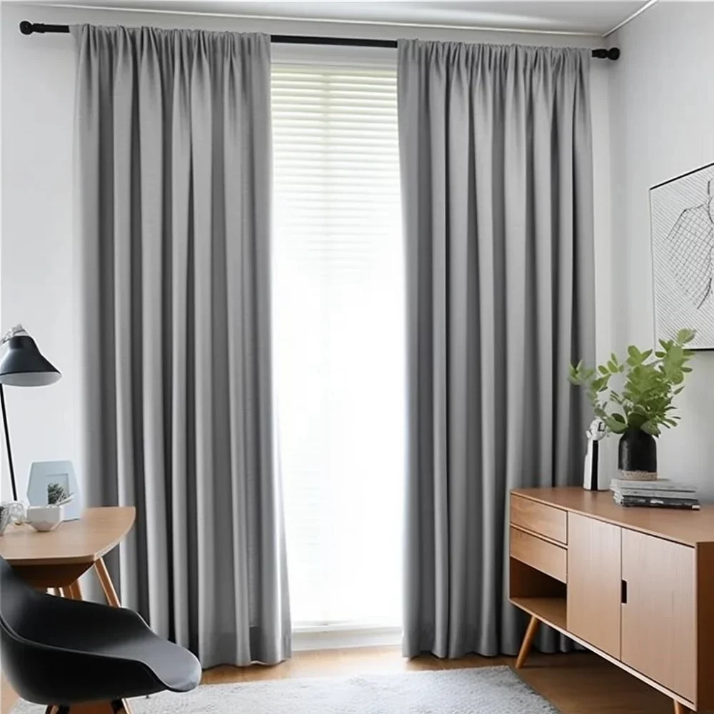 Grey Blackout Curtains