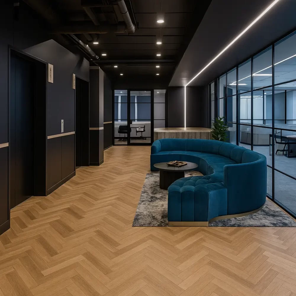 Herringbone Flooring {Commercial]