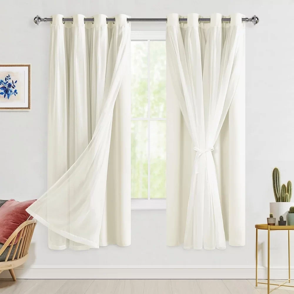Ivory Blackout Curtains
