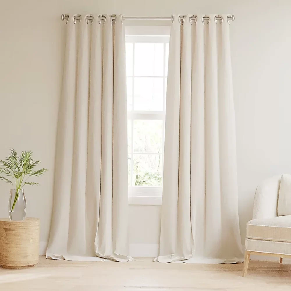 Ivory Blackout Curtains