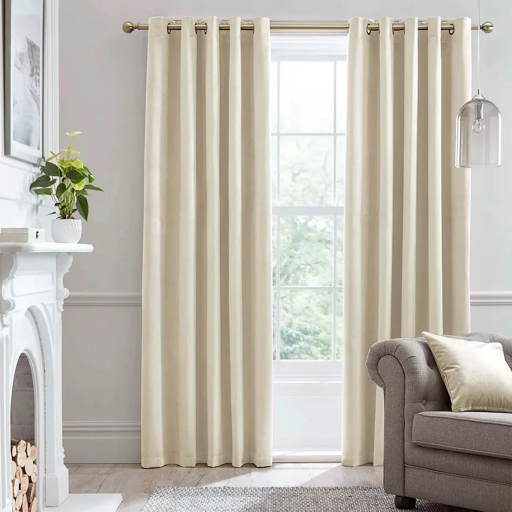 Ivory Blackout Curtains