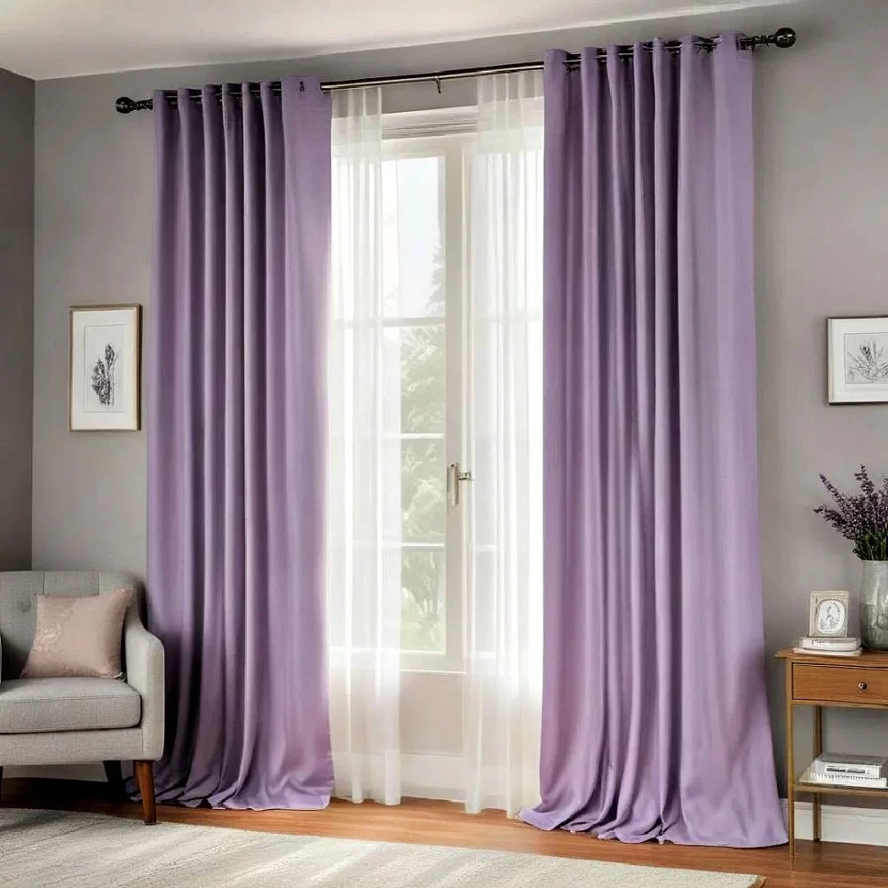 Lavender Blackout Curtains