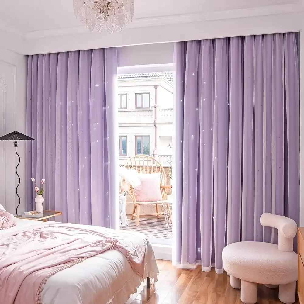 Lavender Blackout Curtains