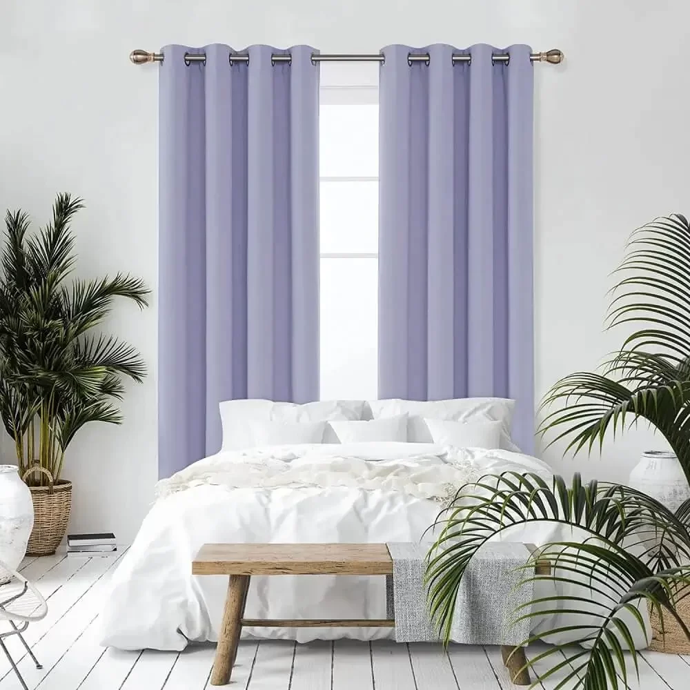 Lavender Blackout Curtains