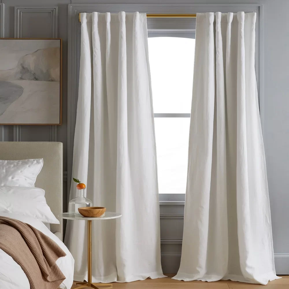 Linen Blackout Curtains
