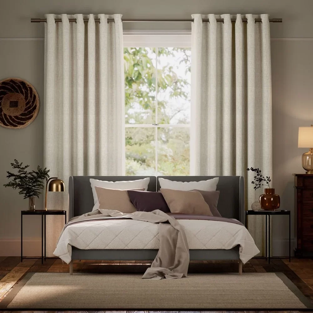 Linen Blackout Curtains